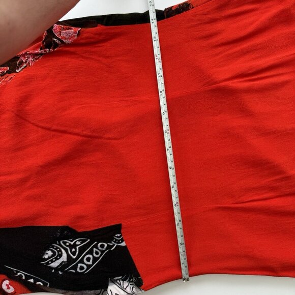 Desigual Dress Floral Asymmetrical Sleeveless Nagar Sz 36 EU (4 US) - Picture 13 of 16